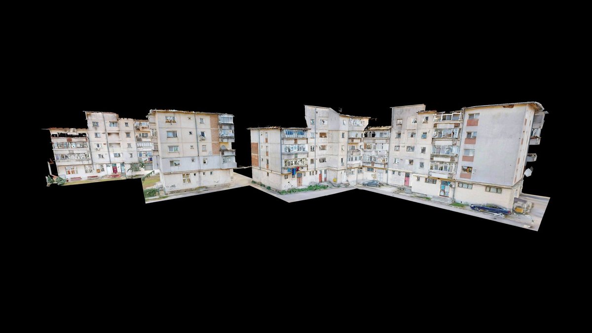 Ansamblu de blocuri din Ciurea, scanat 3D pentru reabilitare termică