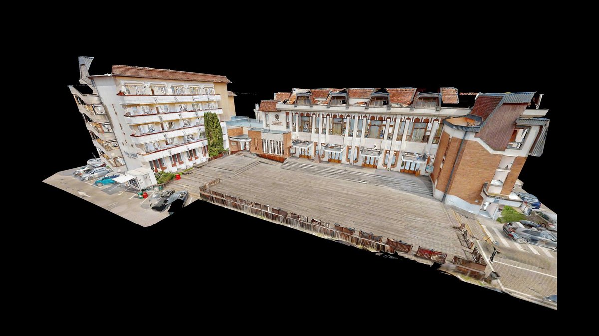 Hotel & Casa Tineretului din Târgu Mureș, scanat 3D